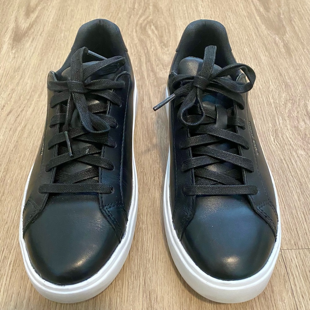 Cole Haan Women's Black Leather Sneakers